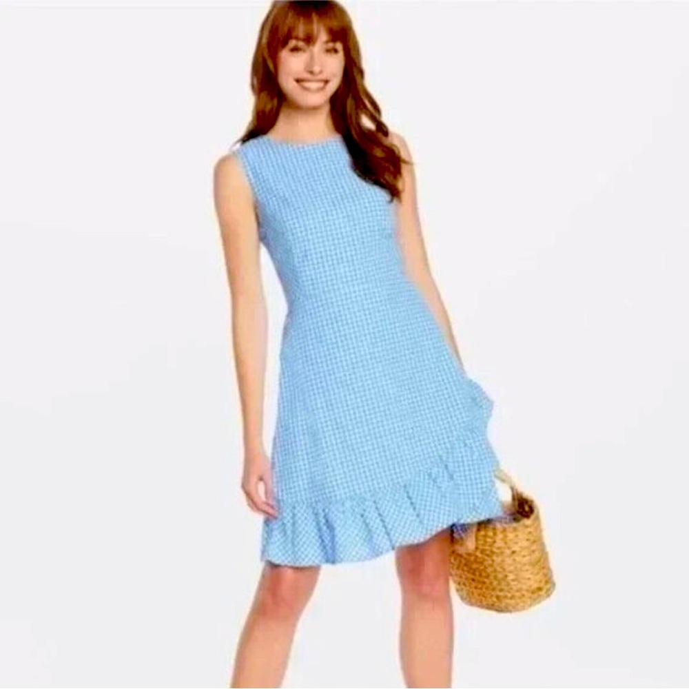 NWT Draper James Blue Gingham Dress